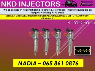 Citroen C2 Diesel Injectors For Sale On Exchange With 6 Months Warranty