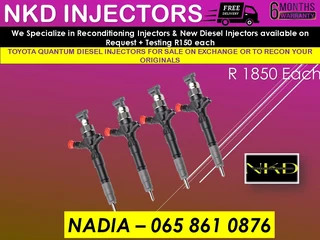 Toyota Quantum Diesel Injectors For Sale On Exchange Or To Recon