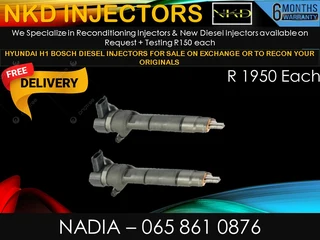 Hyundai H1 Bosch Diesel Injectors For Sale On Exchange Or To Recon
