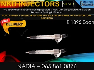 Ford Ranger 2.2 Diesel Injectors For Sale On Exchange Or To Recon