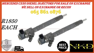 Mercedes C220 Diesel Injectors For Sale On Exchange Or To Recon