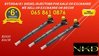Hyundai H1 Diesel Injectors For Sale Or To Recon