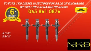 Toyota 1kd Diesel Inectors For Sale Or To Recon