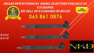 New Hyundai H1 Diesel Injectors For Sale On Exchange Or To Recon