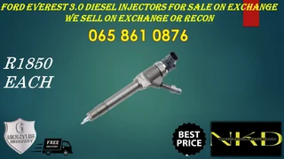 Ford Everest (3.0/bt50) Diesel Injectors For Sale On Exchange Or To Recon With Warranty