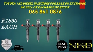 Toyota 1kd Diesel Injectors For Sale Or To Recon