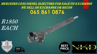 Mercedes C220 Diesel Injectors For Sale Or To Recon