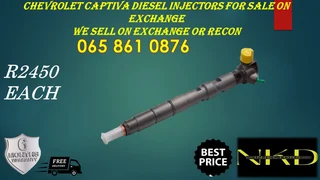 Chevrolet Captiva Diesel Injectors For Sale On Exchange With 6 Months Warranty