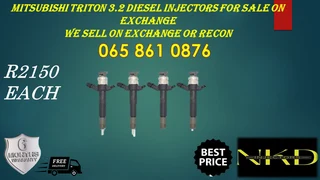 Mitsubishi Triton 3.2 Diesel Injectors For Sale On Exchange Or To Recon With Warranty