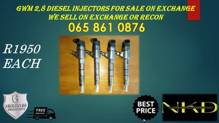 Gwm 2.8 Diesel Injectors For Sale On Exchange Or To Recon