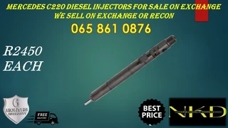 Mercedes C220 Diesel Injectors For Sale On Exchange Or To Recon With Warranty
