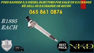 Ford Ranger 3.2 Diesel Injectors For Sale On Exchange With 6 Months Warranty