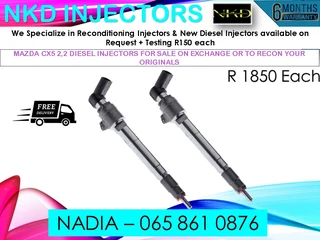 Mazda CX5 diesel injectors for sale on exchange or to recon