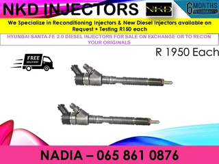 Hyundai Santa Fe Diesel Injectors For Sale On Exchange Or Recon