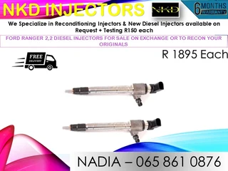 Ford Ranger 2.2 T6 Diesel Injectors