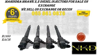 Mahindra Mhawk 2.2 Diesel Injector Sfor Saleon Exchange Or To Recon Waith Warranty