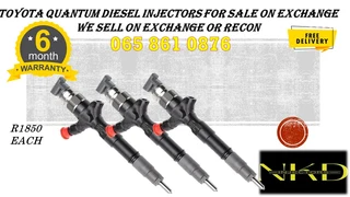 Toyota Quantum Diesel Injectors For Sale On Exchange Or To Recon