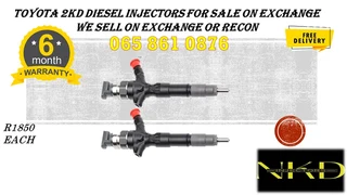 Toyota 2kd Diesel Injectors For Sale On Exchange