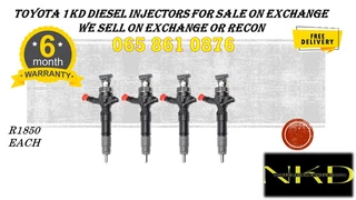Toyota 1kd Diesel Injectors For Sale Or To Recon