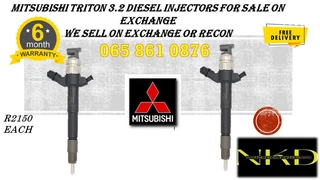 Mitsubishi Triton 3.2 Diesel Injectors For Sale On Exchange Or To Recon With Warranty