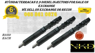 Hyundai Terrican 2.9 Diesel Injectors For Sale On Exchange