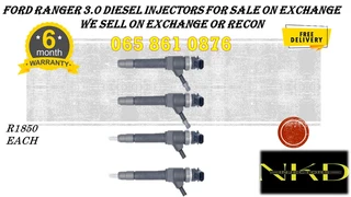 Ford Ranger 3.0 Diesel Injectors For Sale Or To Recon