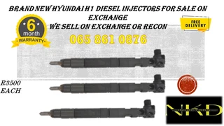 New Hyundai H1 Diesel Injectors For Sale On Exchange Or To Recon