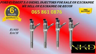 Ford Everest (3.0/bt50) Diesel Injectors For Sale On Exchange Or To Recon With Warranty