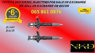 Toyota 2kd Diesel Injectors For Sale Or To Recon