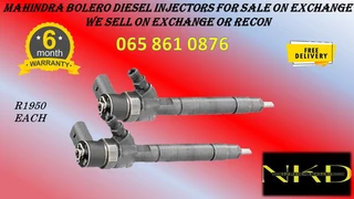Mahindra Bolero Diesel Injectors For Sale On Exchange Or To Recon With Warranty