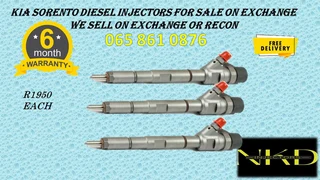 Kia Sorento Diesel Injectors For Sale Or To Recon