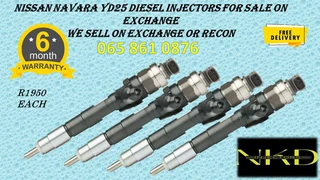 Nissan Navara Yd25 Diesel Injectors For Sale On Exchange With 6 Months Warranty