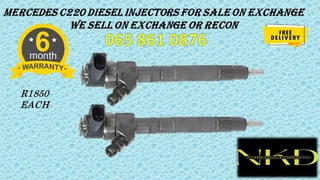Mercedes C220 Diesel Injectors For Sale Or To Recon