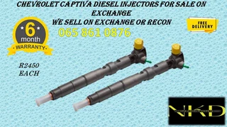 Chevrolet Captiva Diesel Injectors For Sale On Exchange With 6 Months Warranty
