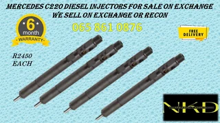 Mercedes C220 Diesel Injectors For Sale On Exchange Or To Recon With Warranty