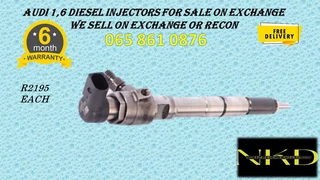 Audi 1.6 Diesel Injectors For Sale On Exchange Or To Recon