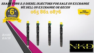 Ssangyong 2.0 Diesel Injectors For Sale On Exchange With 6 Months Warranty