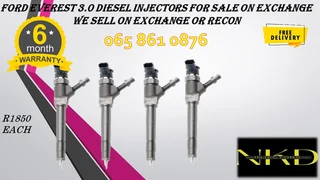 Ford Everest (3.0/bt50) Diesel Injectors For Sale On Exchange Or To Recon With Warranty