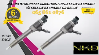 Mazda Bt50 Dieselinjcetors For Sale On Exchange Or To Recon With Warranty