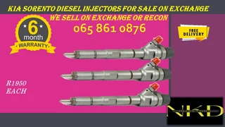 Kia Sorento Diesel Injectors For Sale Or To Recon