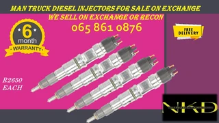 Man Truck Diesel Injectors For Sale Or To Recon