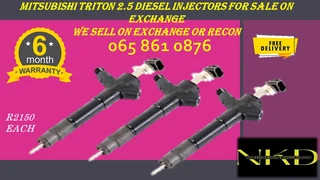 Mitsubishi Triton 2.5 Diesel Injctors For Sale On Exchange With Warranty