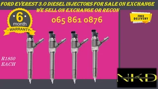 Ford Everest (3.0/bt50) Diesel Injectors For Sale On Exchange With Warranty