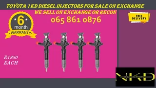 Toyota 1kd Diesel Injectors For Sale Or To Recon