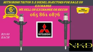 Mitsubishi Triton 3.2 Diesel Injectors For Sale On Exchange Or To Recon With Warranty