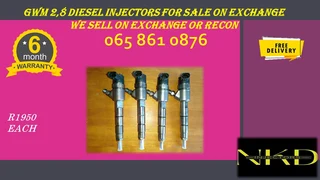 Gwm 2.8 Diesel Injectors For Sale On Exchange Or To Recon