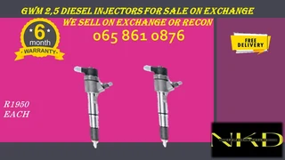Gwm 2.5 Diesel Injectors For Sale Or To Recon