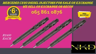 Mercedes C220 Diesel Injectors For Sale On Exchange Or To Recon With Warranty