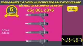 Ford Ranger 3.0 Diesel Injectors For Sale Or To Recon