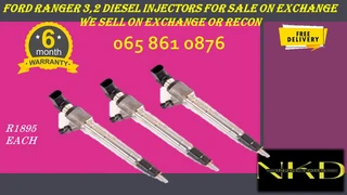Ford Ranger 3.2 Diesel Injectors For Sale On Exchange With 6 Months Warranty